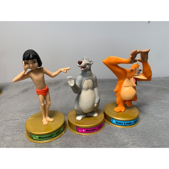 Disney 100 Years Mowgli Baloo King Louie 1967 Figurines Collectible McDonalds 20 - Picture 8 of 9